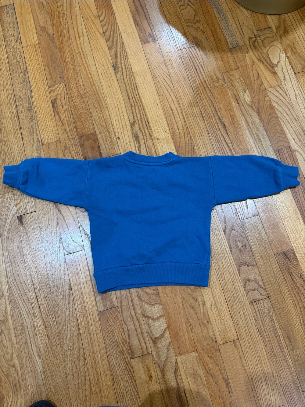 Bobo Choses Blue 'LIMBO' Multicolor Lettering Sweatshirt - Picture 7 of 9